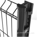 Υπαίθρια μεταλλικά 3D κάμψη καμπύλη πάνελ φράχτη